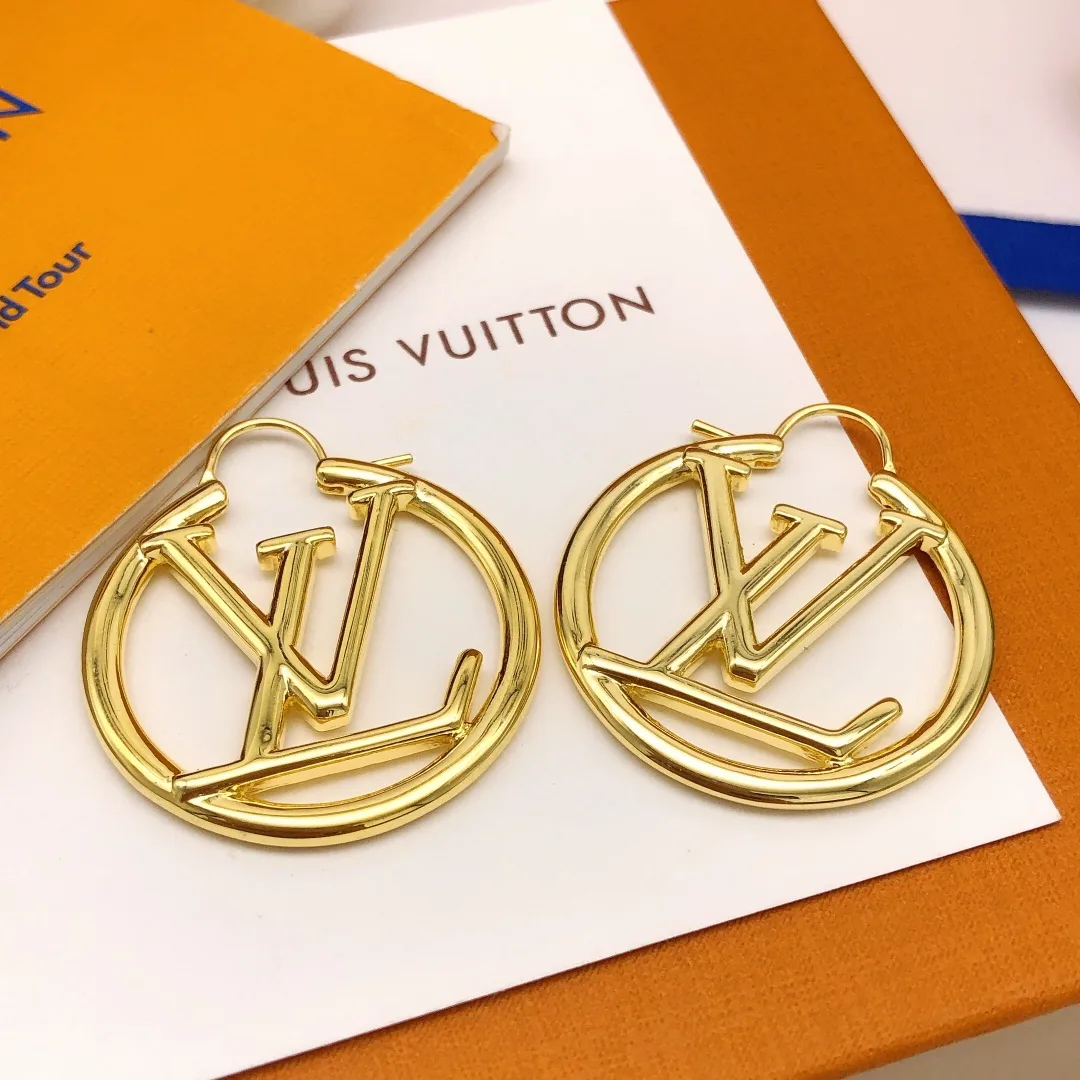 Louis Vuitton Latest Earrings Gold - Image 9