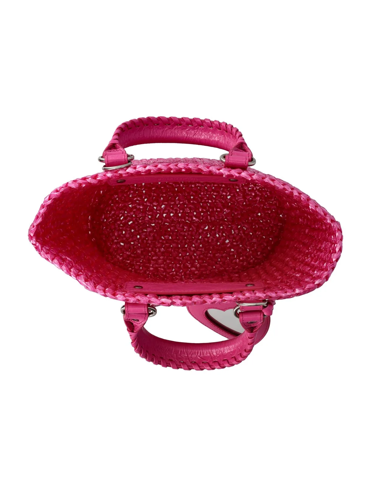 Balenciaga Le Cagole Small Panier Tote Bag Pink 11 Inches/ - Image 3
