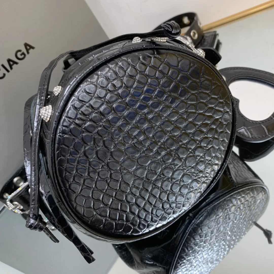 Balenciaga Le Cagole XS Bucket Bag Black / - Image 3
