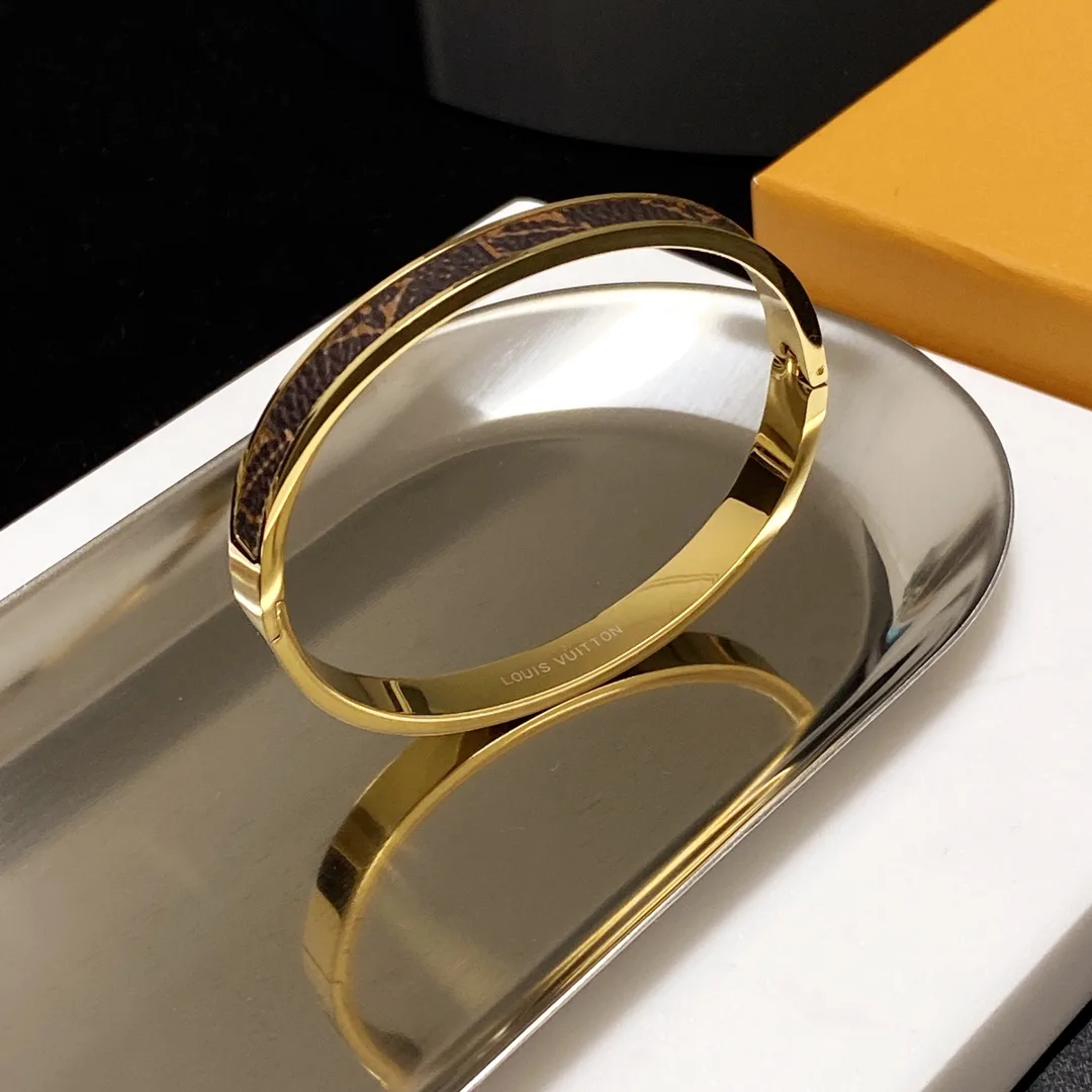 Alternative view of Louis Vuitton Letter Bracelet Gold