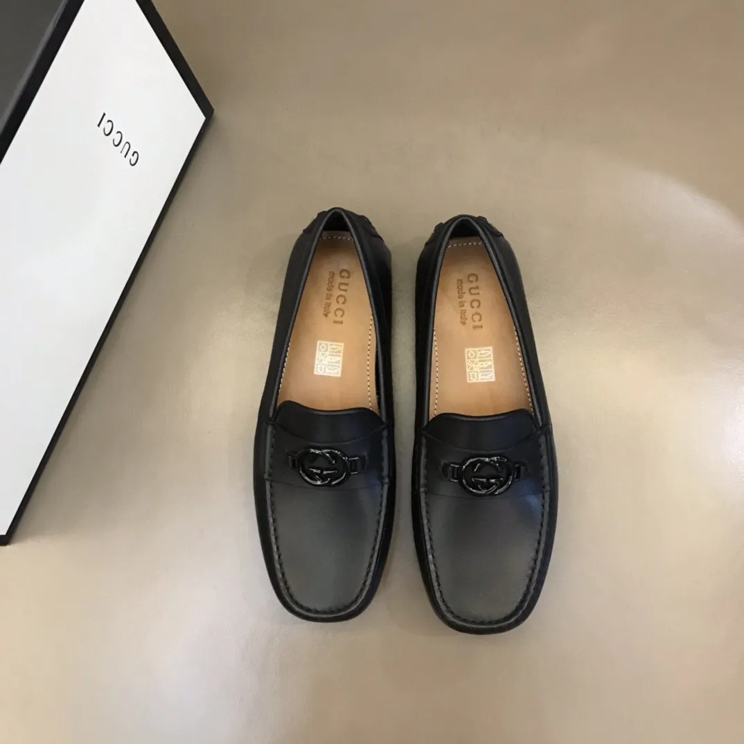 Alternative view of Loafer With Interlocking G Black