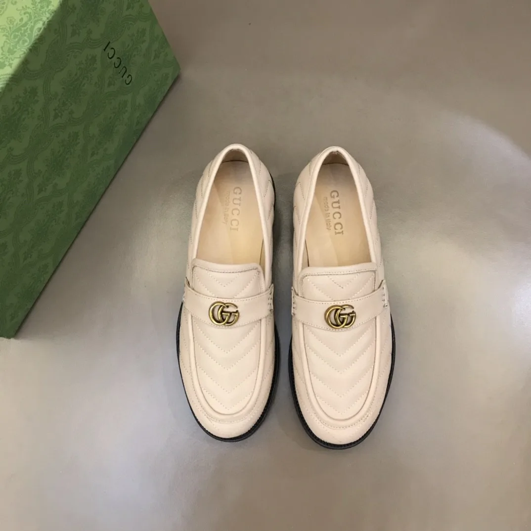 Alternative view of Gucci Loafer With Interlocking G Beige