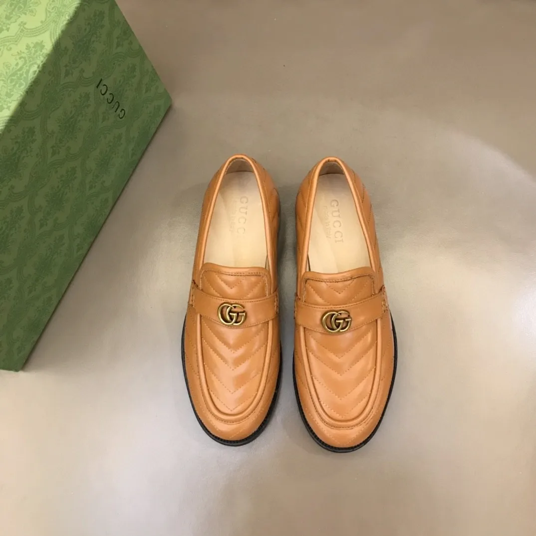 Alternative view of Gucci Loafer With Interlocking G Light Brown