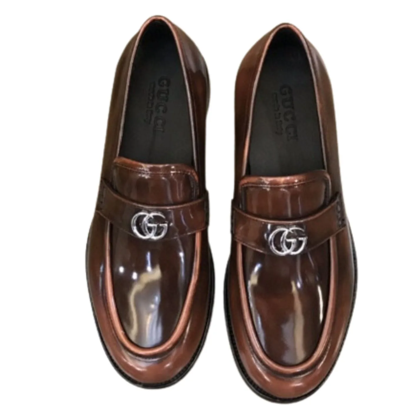 Gucci Loafer With Interlocking G Dark Brown