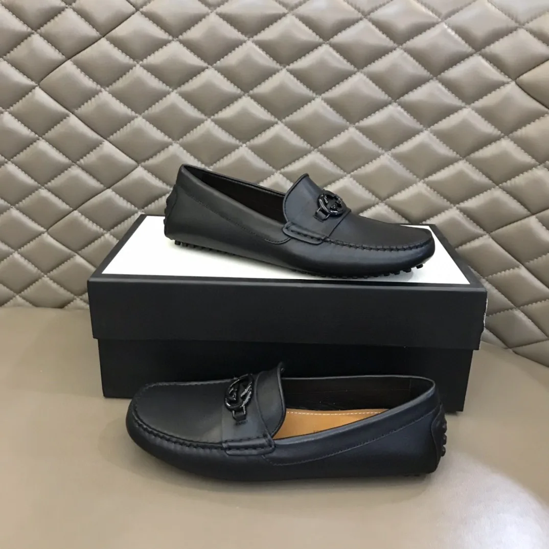 Loafer With Interlocking G Black - Image 4
