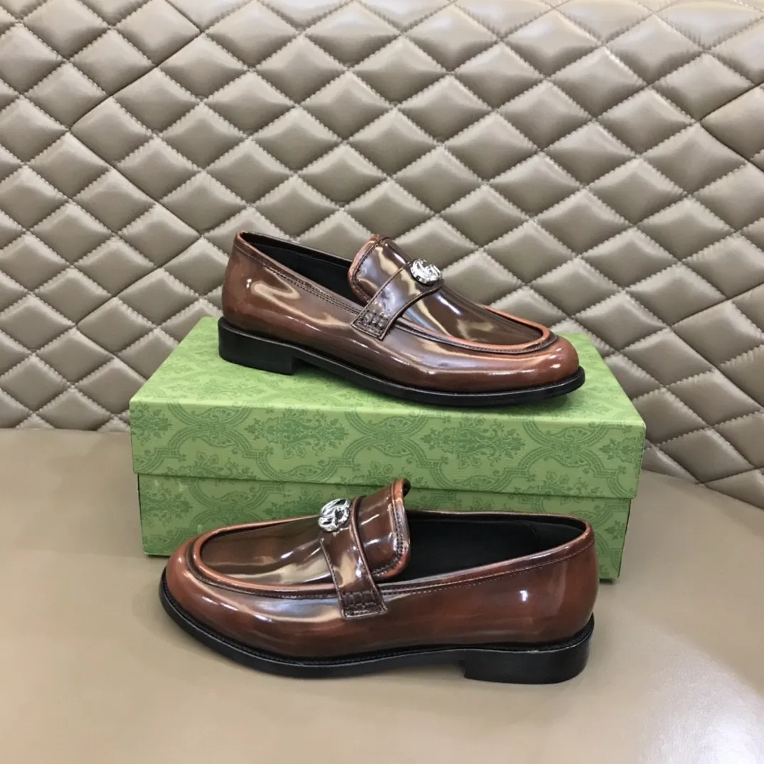 Gucci Loafer With Interlocking G Dark Brown - Image 4