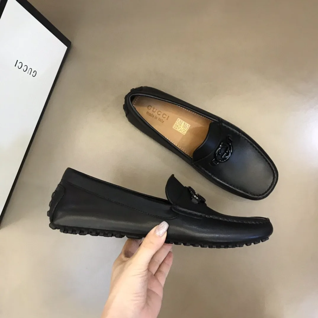 Loafer With Interlocking G Black - Image 5