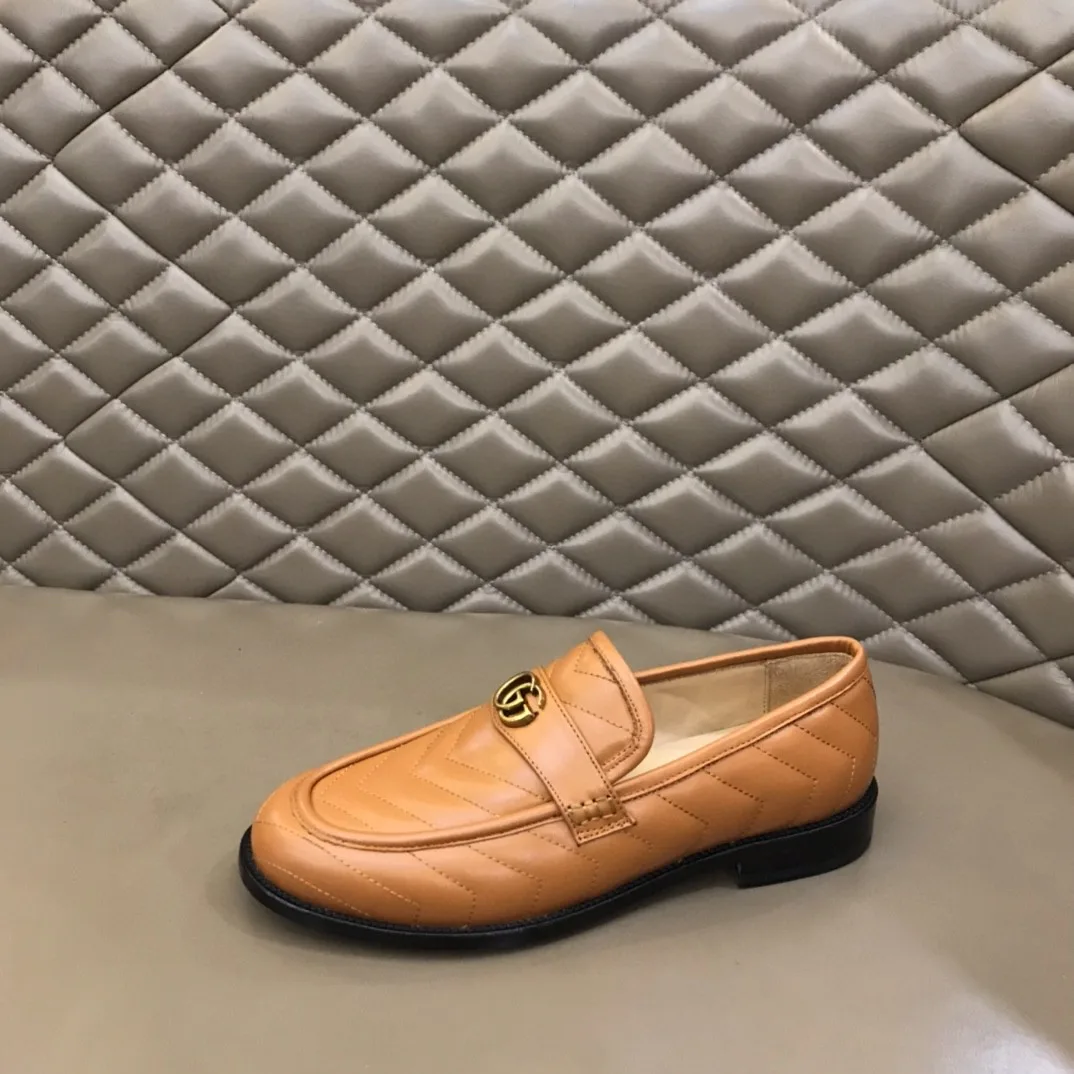Gucci Loafer With Interlocking G Light Brown - Image 6