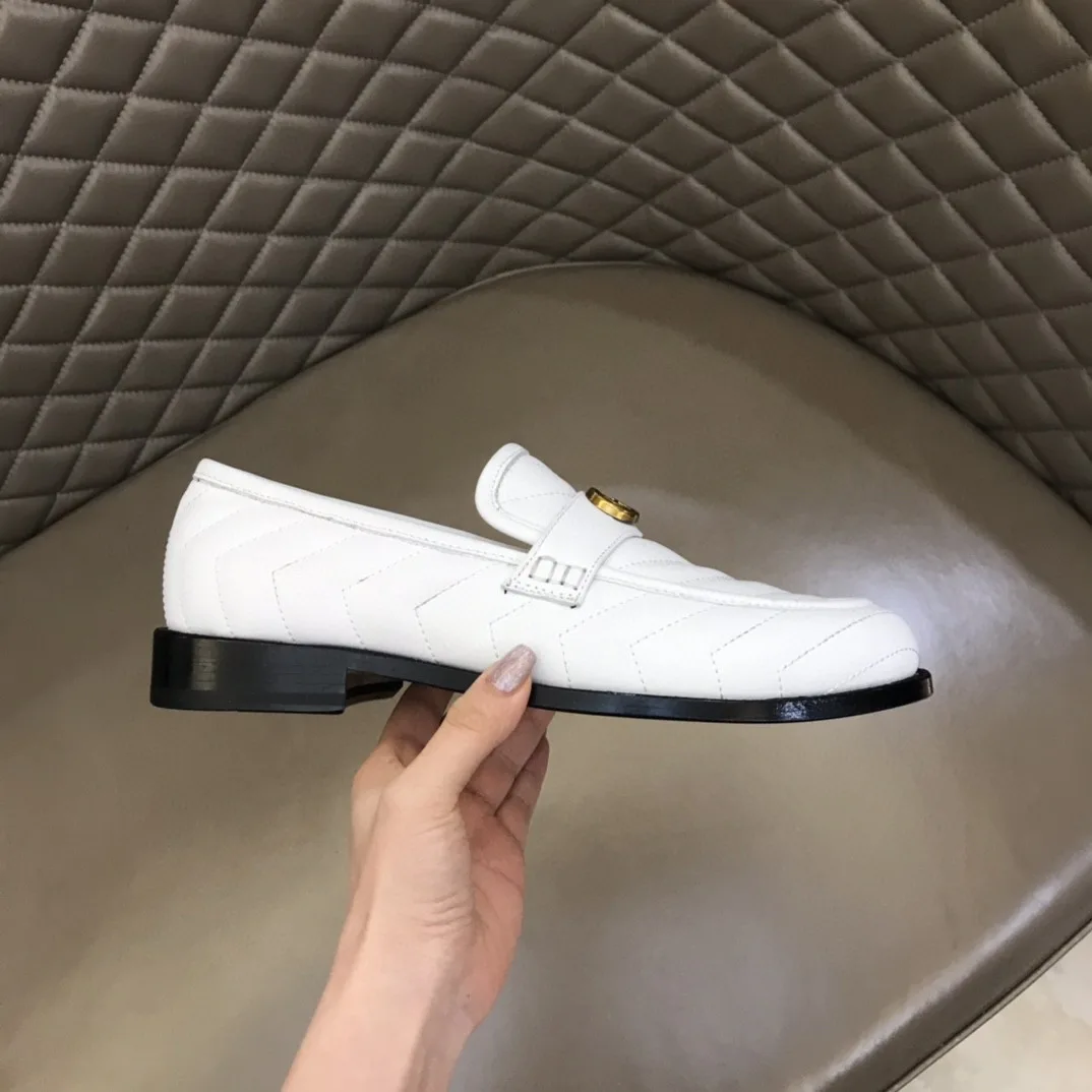 Gucci Loafer With Interlocking G White - Image 7