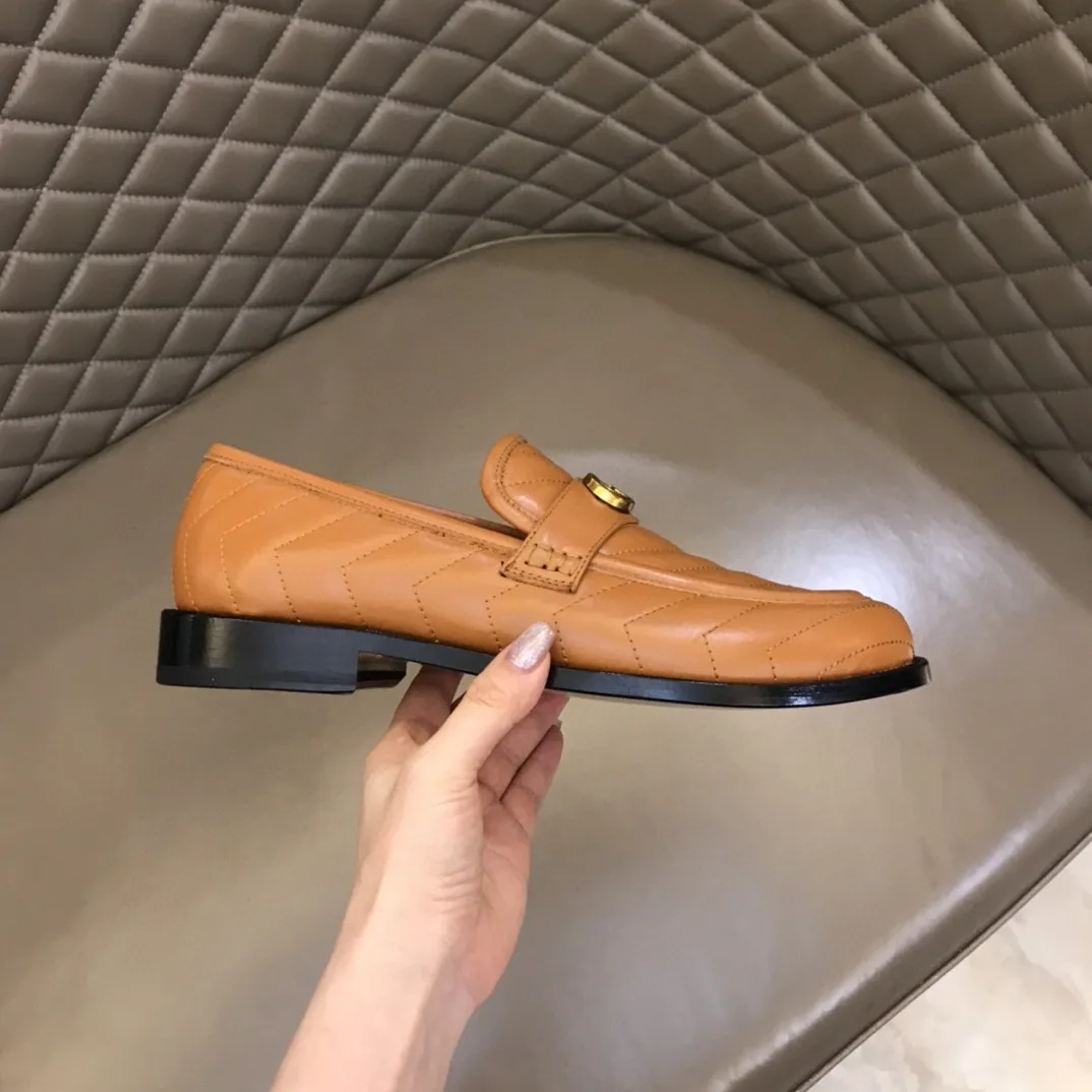 Gucci Loafer With Interlocking G Light Brown - Image 7