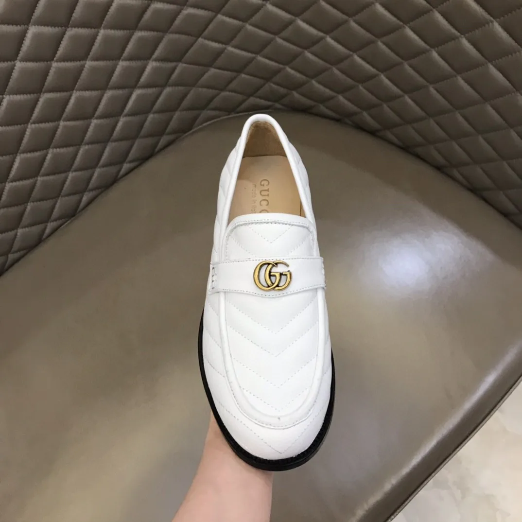 Gucci Loafer With Interlocking G White - Image 8
