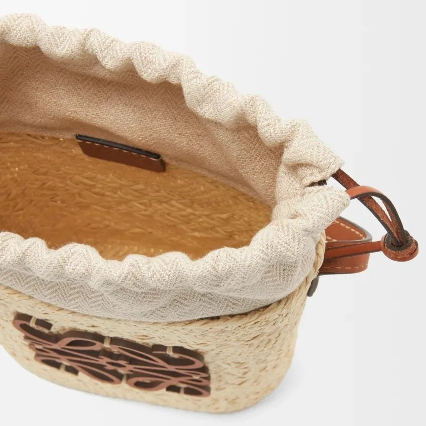 Loewe Square Pocket Crossbody Bag / Natural/ Tan C630G35X05 - Image 5