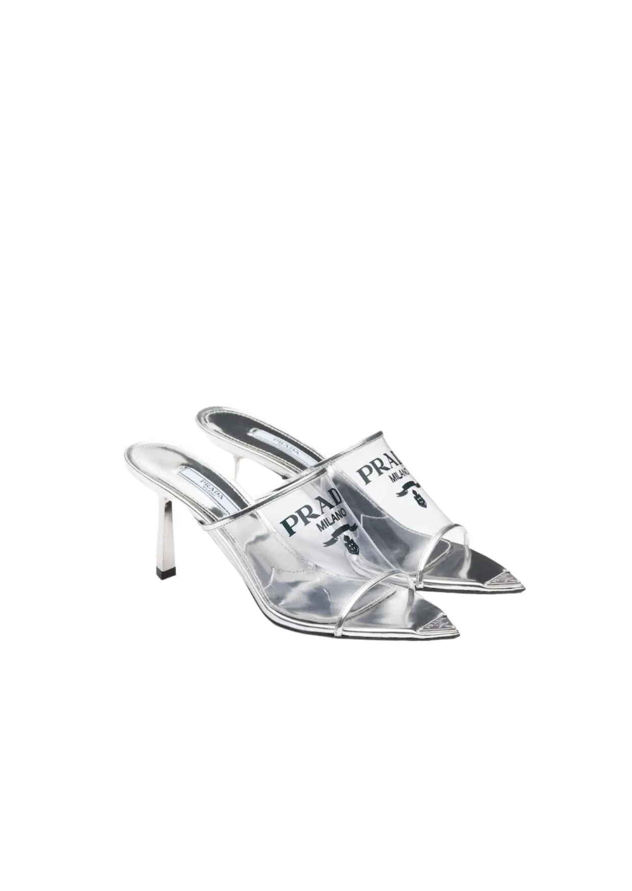 UrbanValore Logo-print Plexiglas High-Heel