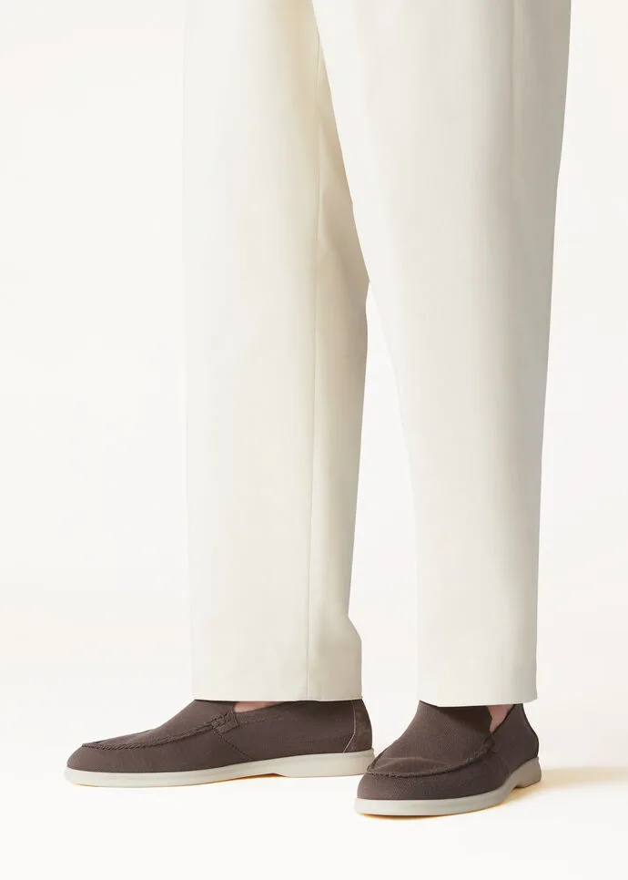 Alternative view of Loro Piana Summer Knitted Loafers Brown