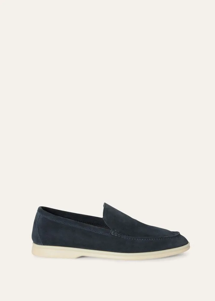 Loro Piana Summer Walk Loafers Classic Blue FAE8124_W019 - Image 7