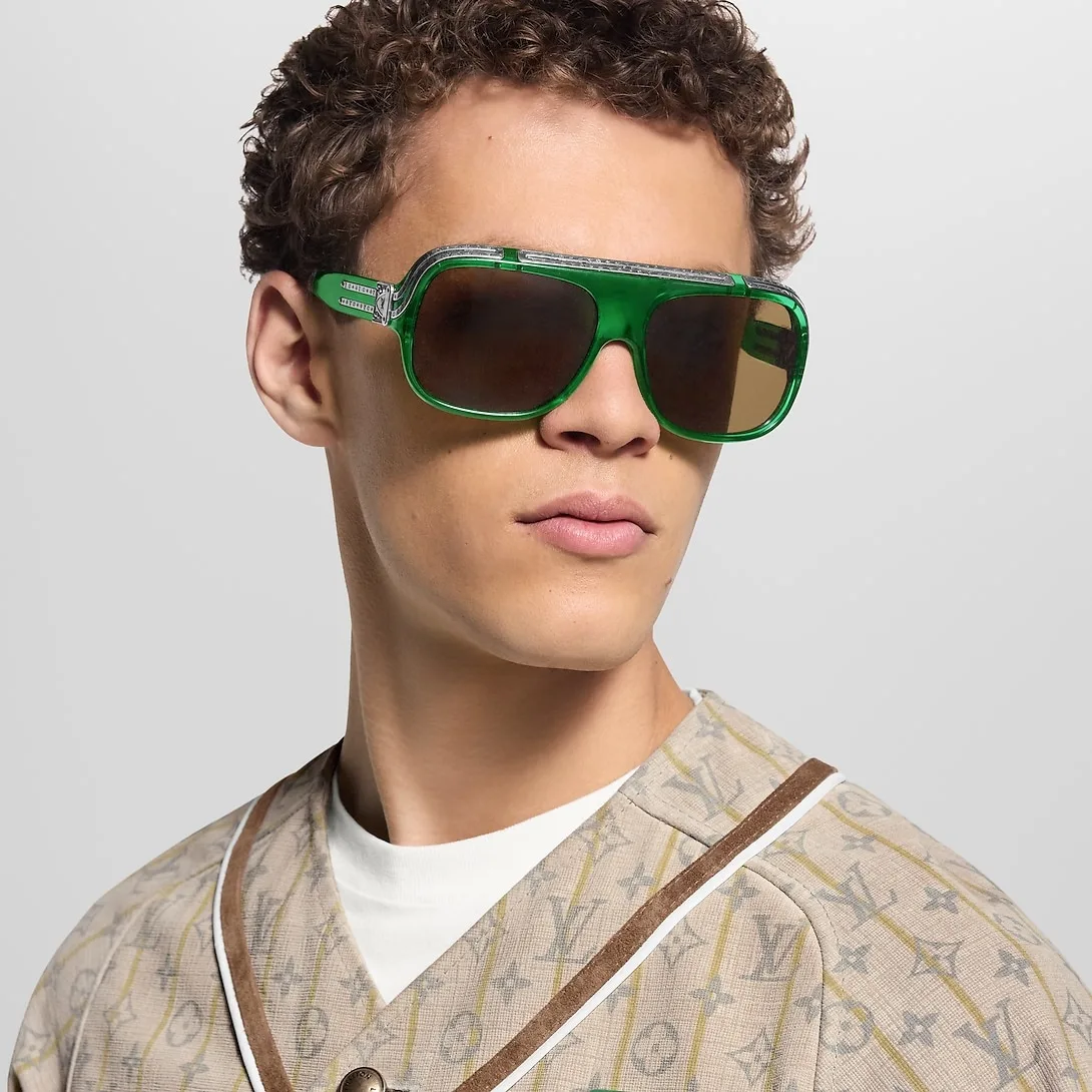 Alternative view of Louis Vuitton 1.0 Millionaires Sunglasses Green