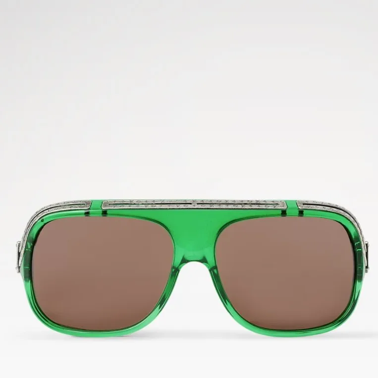 Louis Vuitton 1.0 Millionaires Sunglasses Green - Image 4