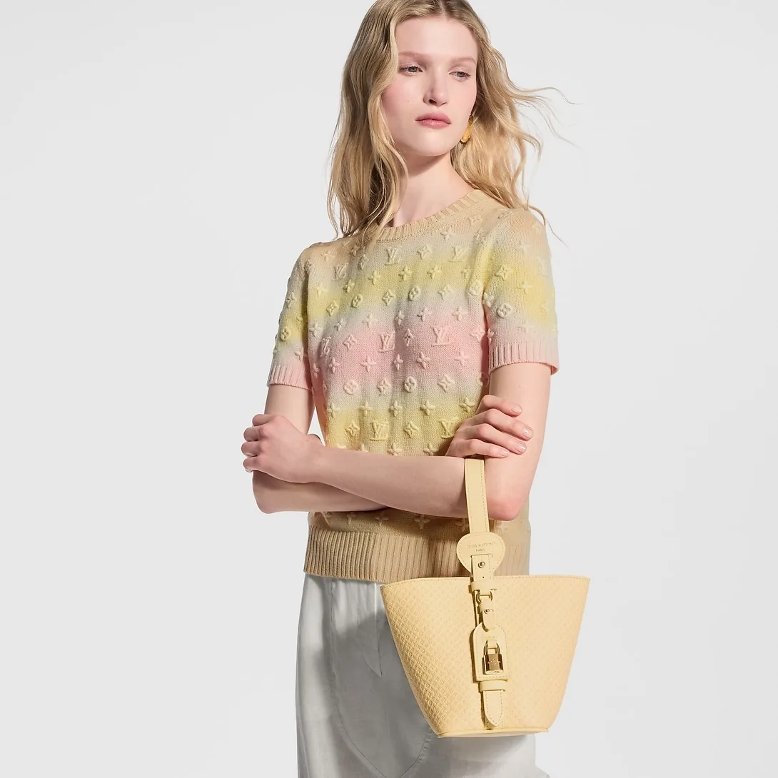 Alternative view of Louis Vuitton All In BB Bucket Bag / Banane Gold Hardware