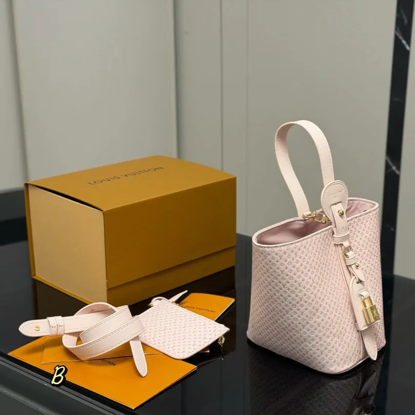 Alternative view of Louis Vuitton All In BB Bucket Shoulder Bag / Light Bliss Gold Hardware