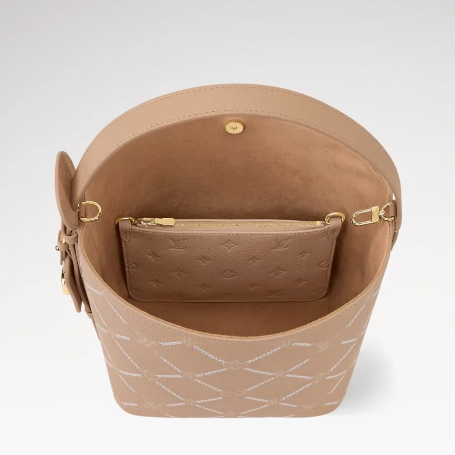 Louis Vuitton All In MM Bucket Bag / Hazelnut Couture Gold Hardware - Image 4