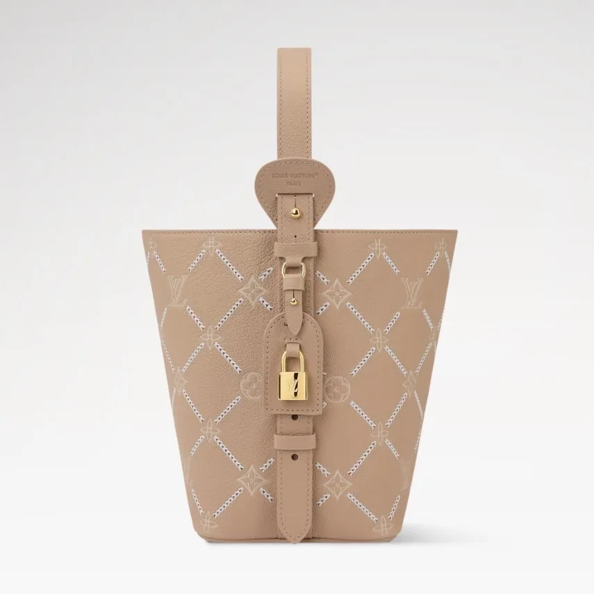 Alternative view of Louis Vuitton All In MM Bucket Bag / Hazelnut Couture Gold Hardware