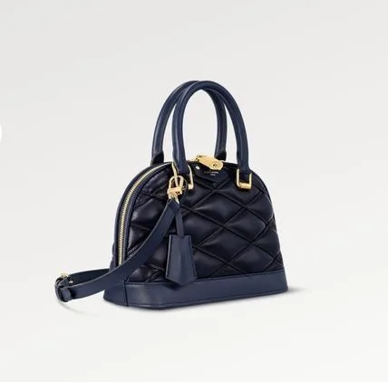 Louis Vuitton Alma BB Bleu Marine Bag - 9.3 Inches/ - Image 5