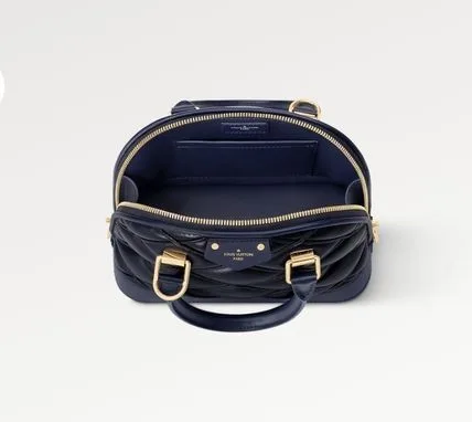 Louis Vuitton Alma BB Bleu Marine Bag - 9.3 Inches/ - Image 4