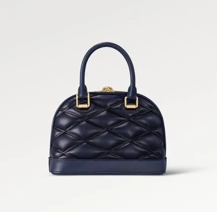 Louis Vuitton Alma BB Bleu Marine Bag - 9.3 Inches/ - Image 3