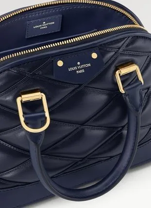 Louis Vuitton Alma BB Bleu Marine Bag - 9.3 Inches/ - Image 2