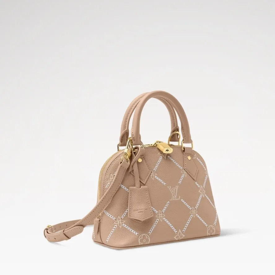 Louis Vuitton Alma BB Top Handle Bag / Hazelnut Couture Gold Hardware - Image 2
