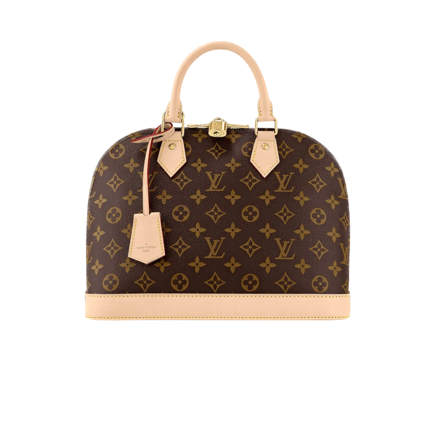 Louis Vuitton Alma PM Top Handle Bag / Brown Gold Hardware