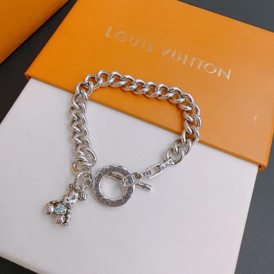 Louis Vuitton Bear Bracelet Silver - Image 3