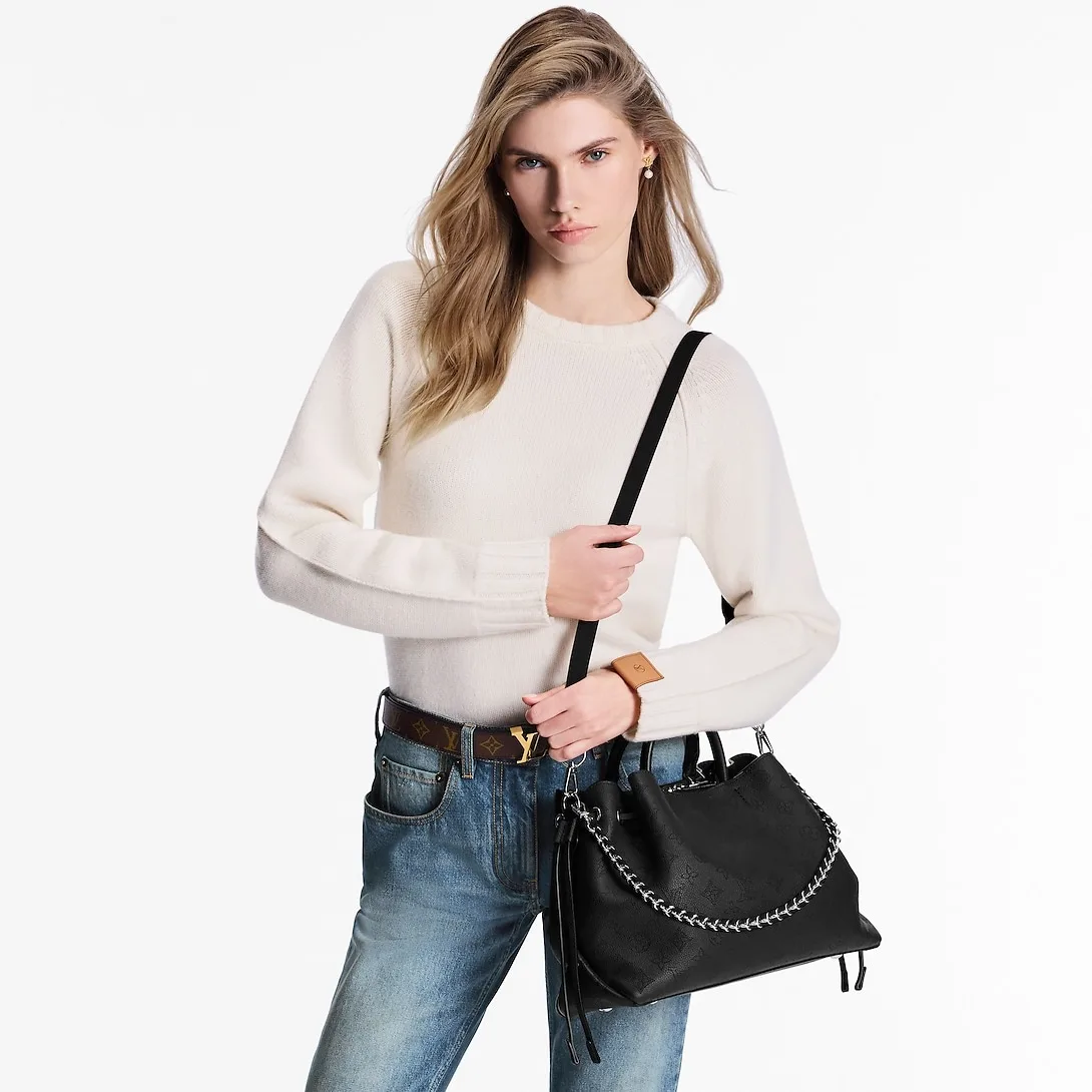 Alternative view of Louis Vuitton Bella Tote Mahina Black / LV