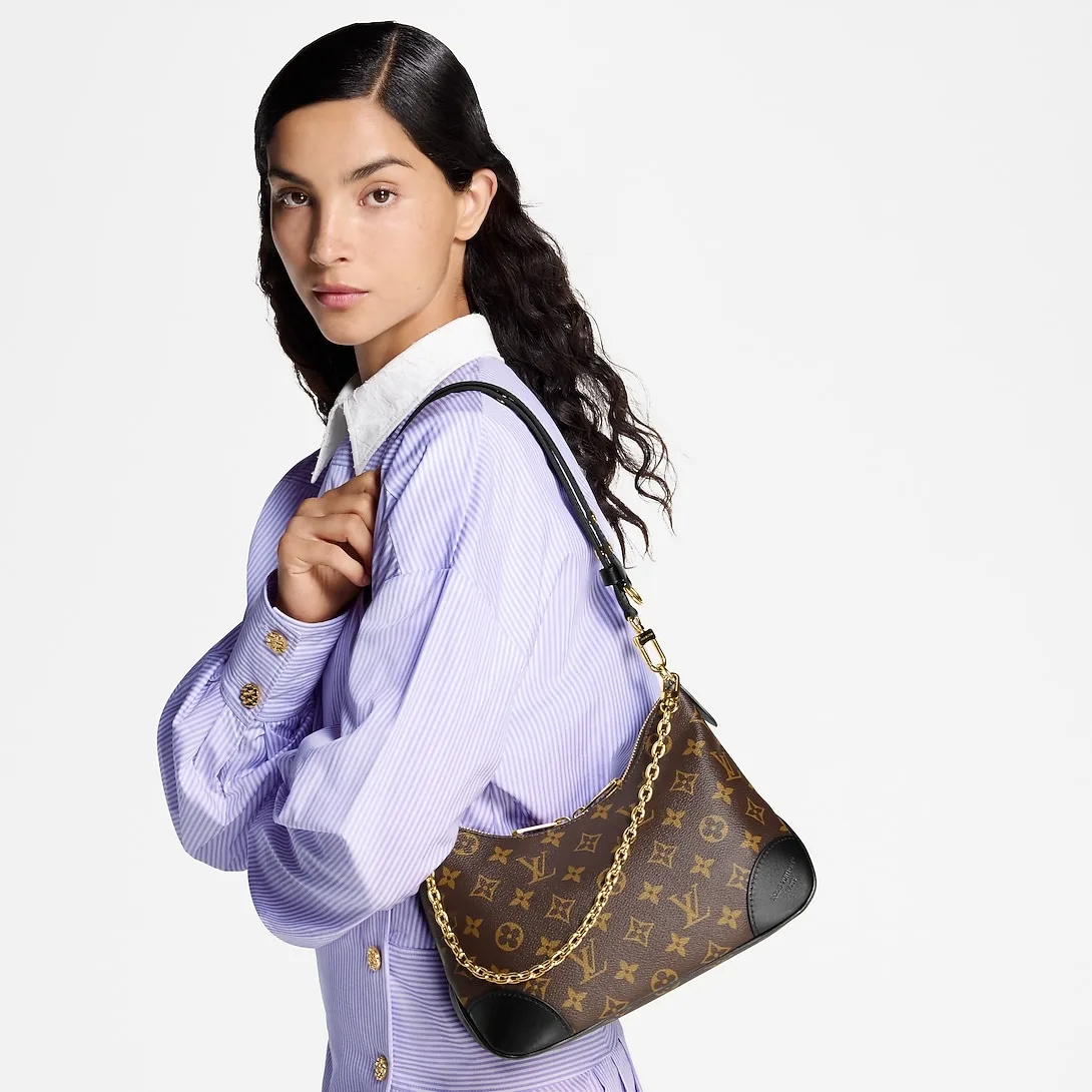 Alternative view of Louis Vuitton Boulogne Monogram Canvas Brown / LV