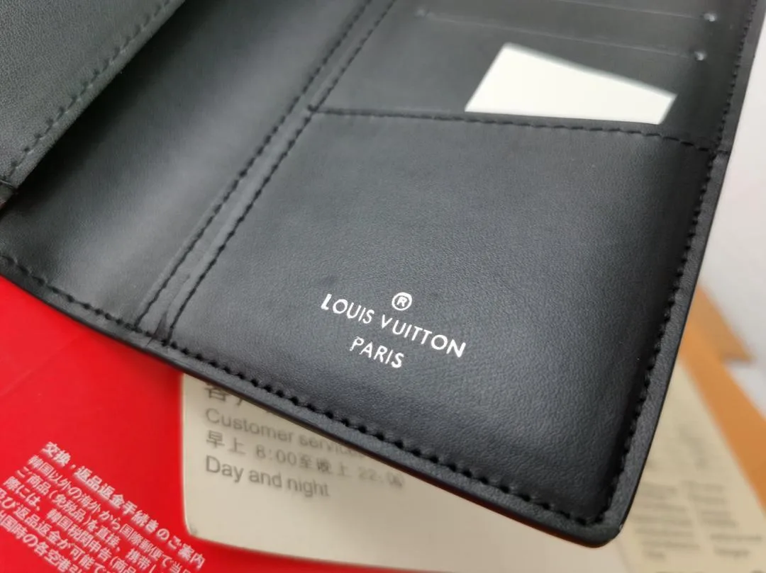 Louis Vuitton Brazza Wallet Taurillon Shadow - Image 4
