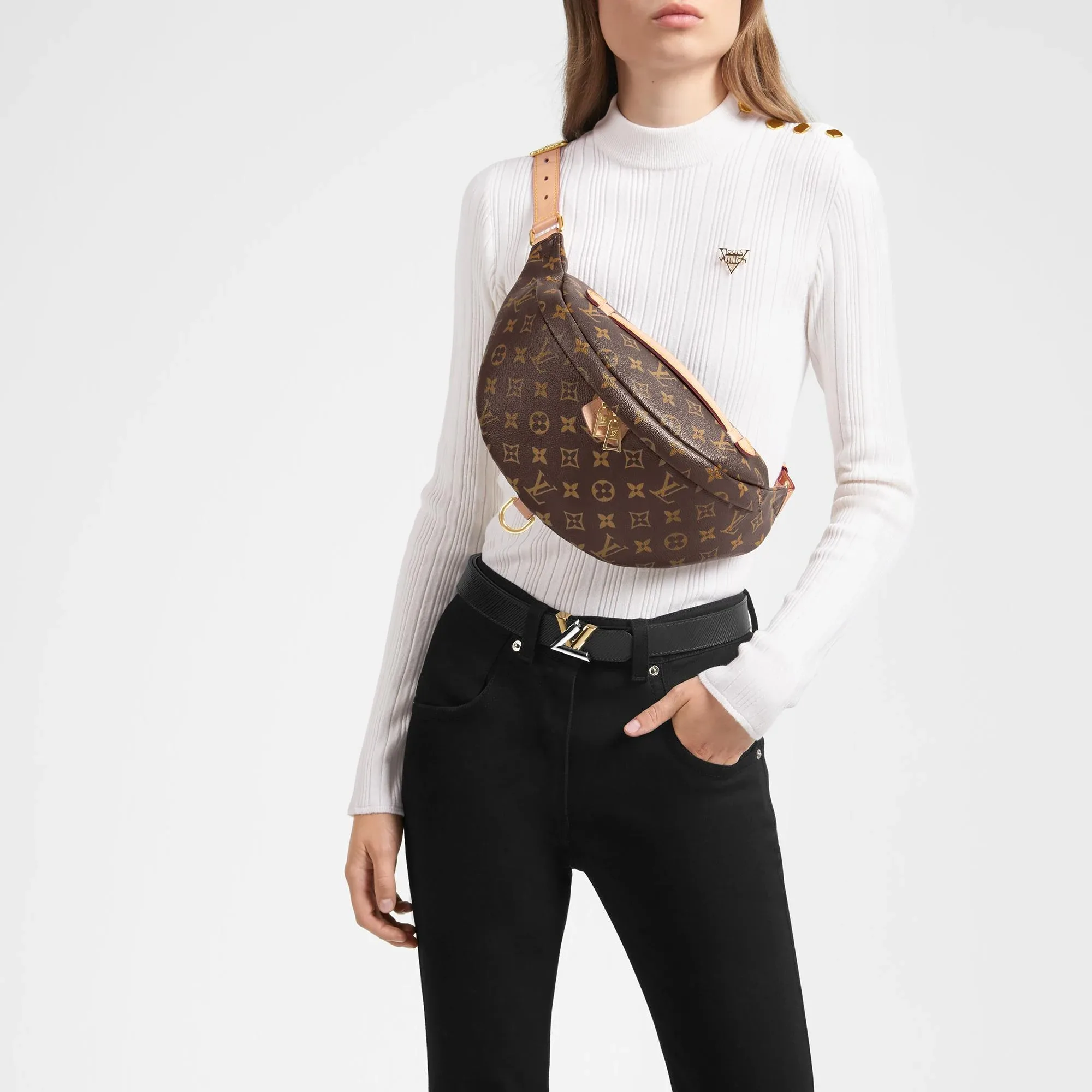 Alternative view of Louis Vuitton Bumbag / Brown Monogram Gold Hardware
