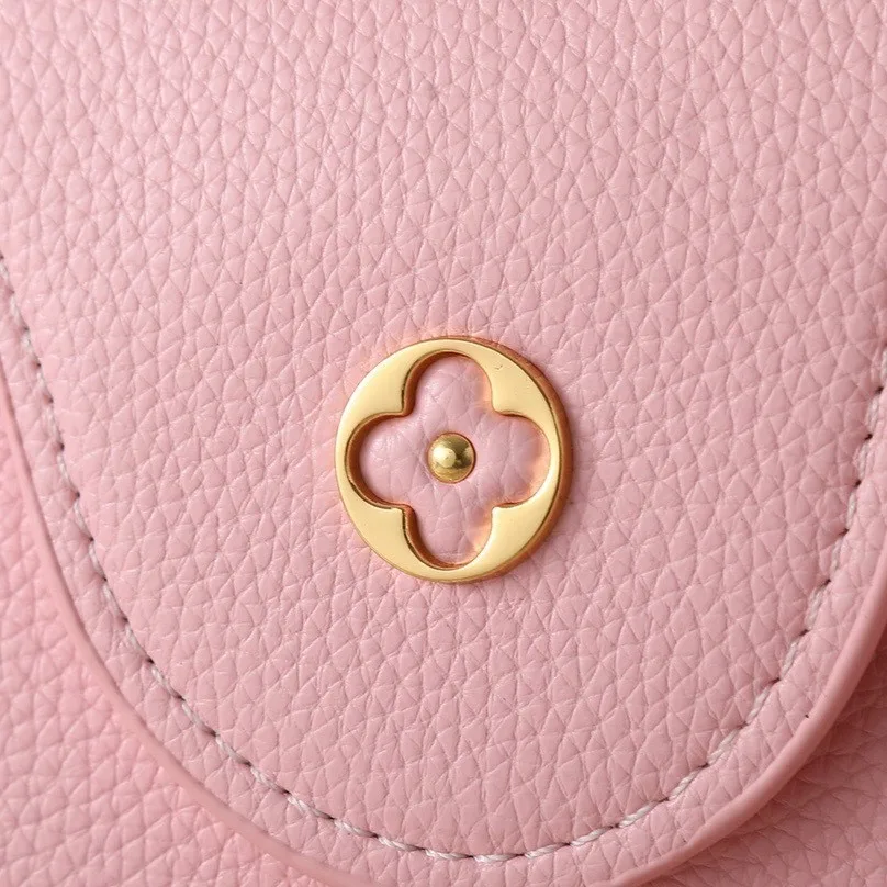Louis Vuitton Capucines BB Top Handle Bag / Jasmine Pink Silver/ Gold Hardware - Image 7