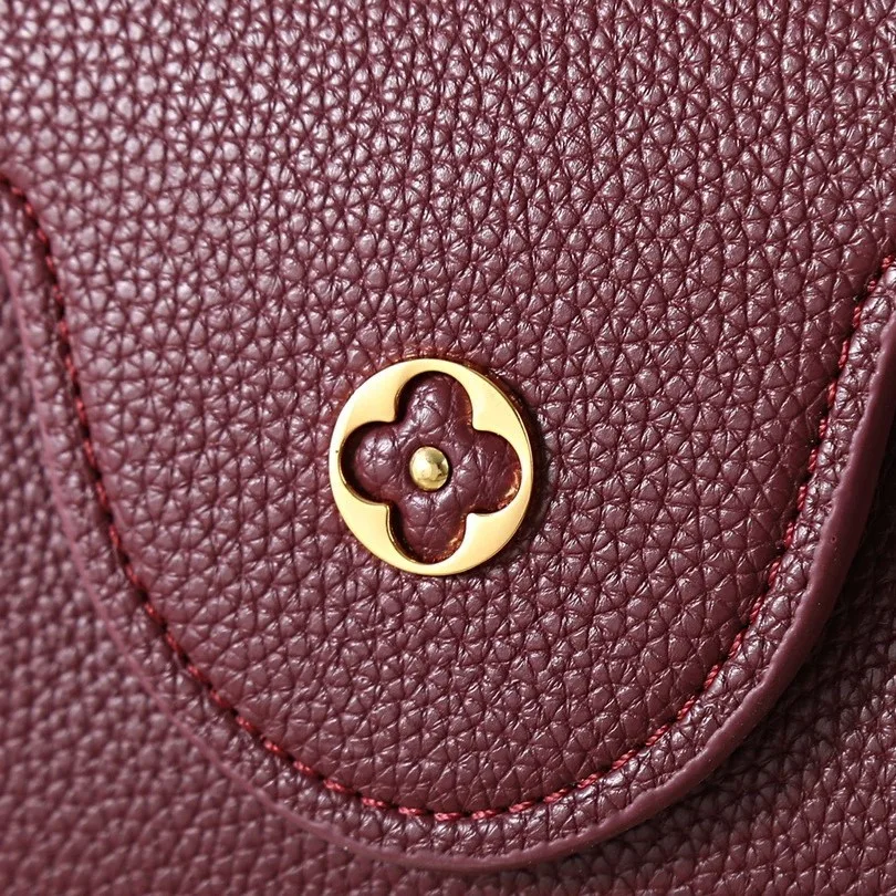 Louis Vuitton Capucines BB Top Handle Bag / Plum Purple Silver/ Gold Hardware - Image 8