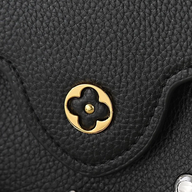 Louis Vuitton Capucines Mini Top Handle Bag / Black Silver Hardware - Image 8