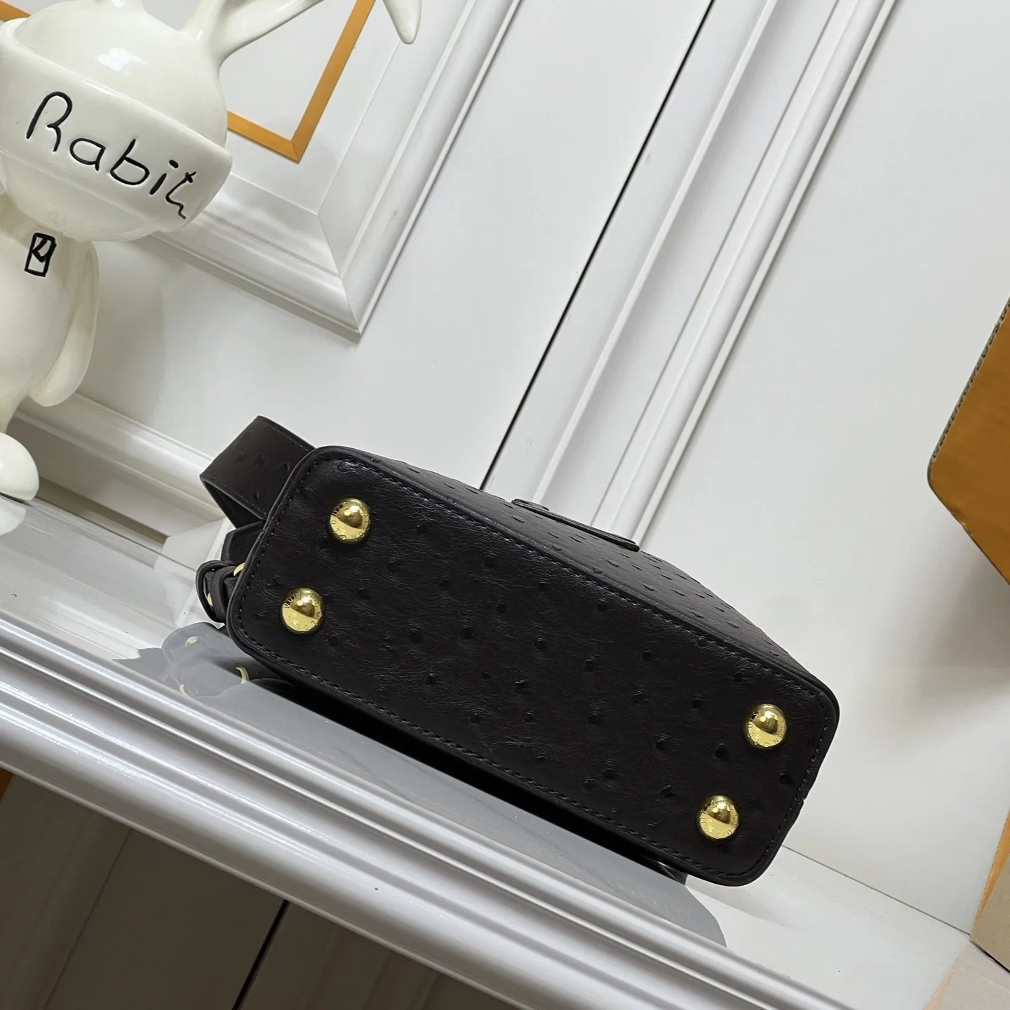 Louis Vuitton Capucines Mini Top Handle Bag / Dark Brown Gold Hardware - Image 7