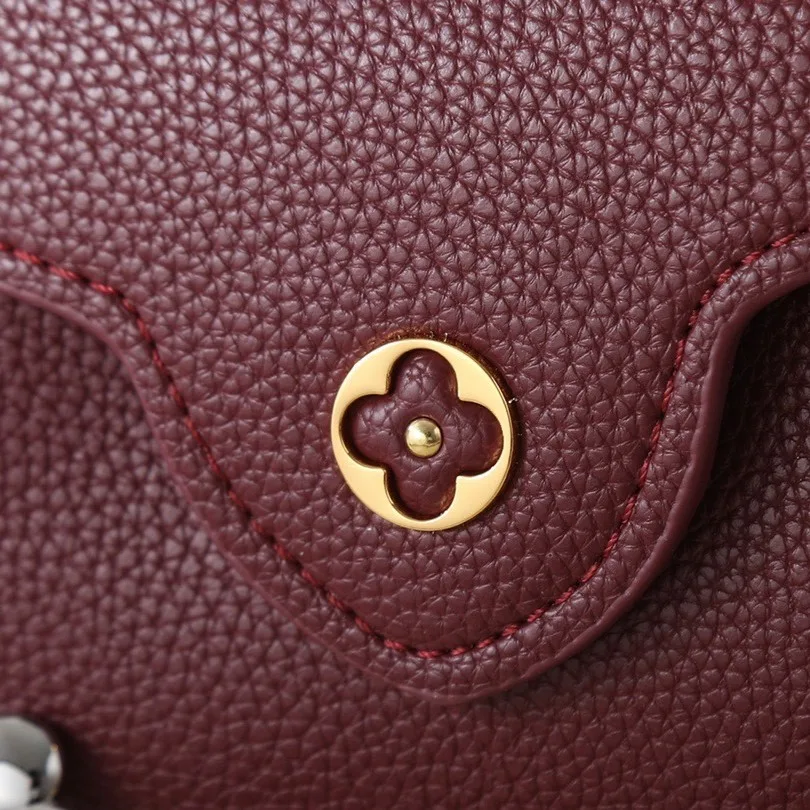 Louis Vuitton Capucines Mini Top Handle Bag / Plum Purple Silver/ Gold Hardware - Image 10