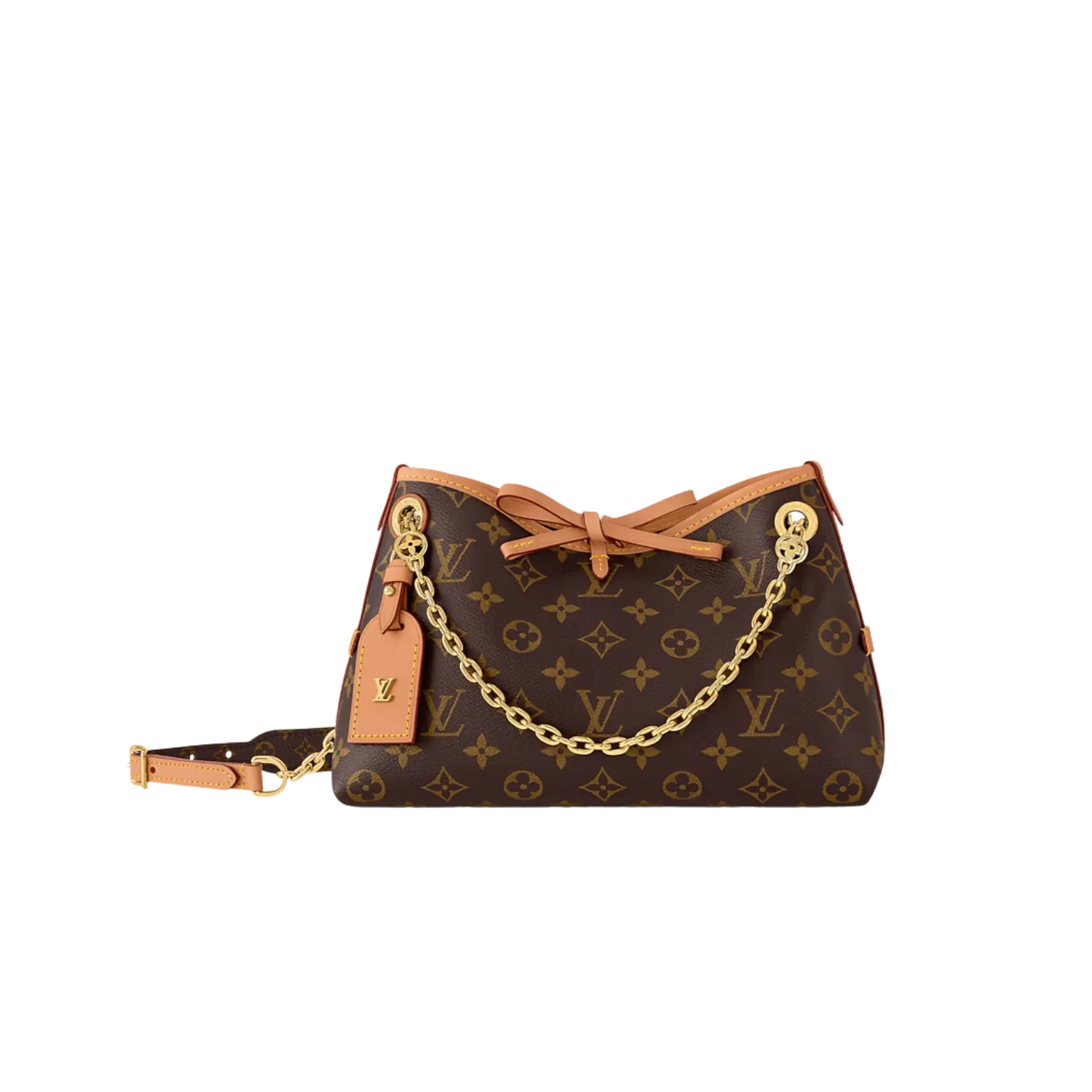 Louis Vuitton CarryAll BB Shoulder Bag / Monogram Brown