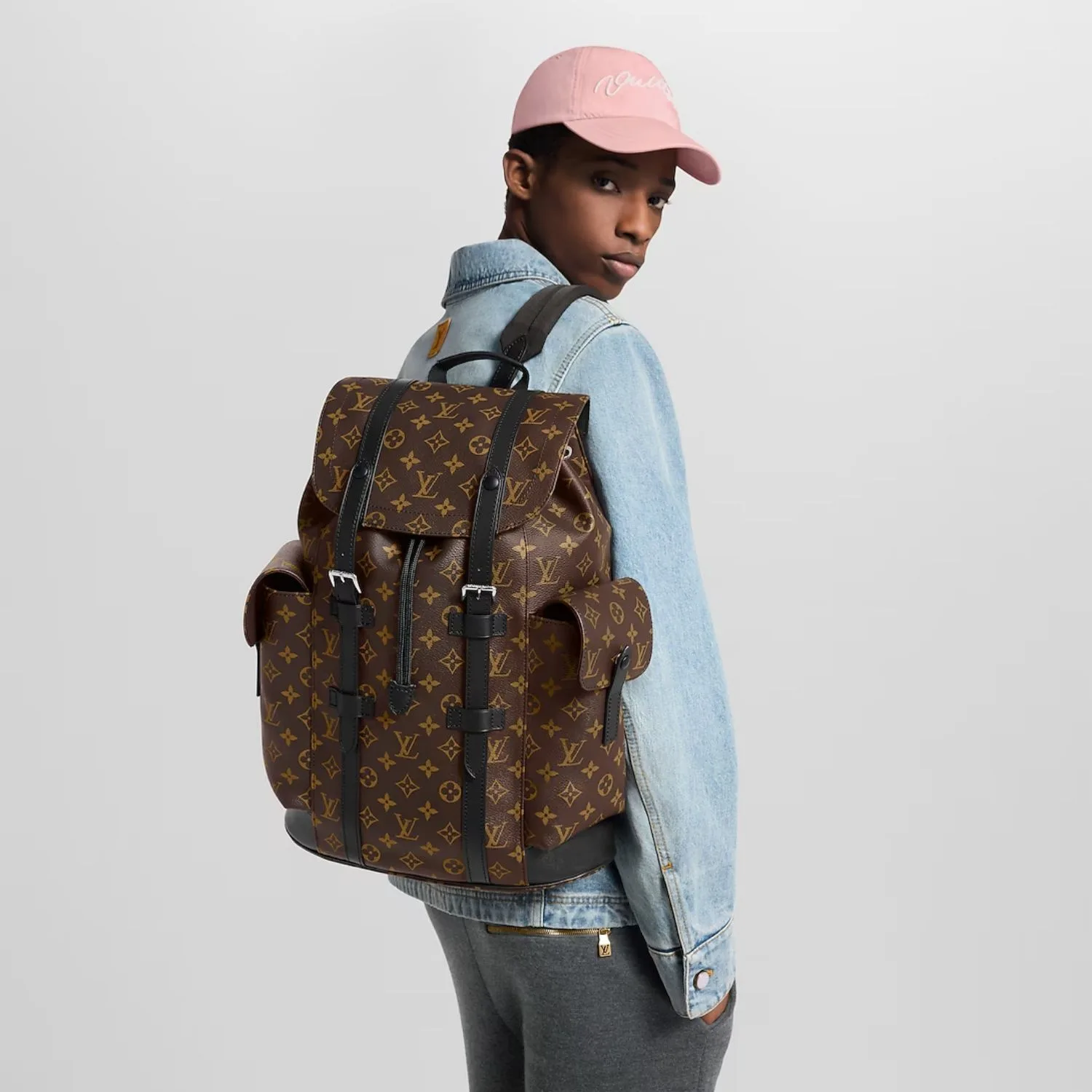 Louis Vuitton Christopher MM Backpack / Brown - Image 3