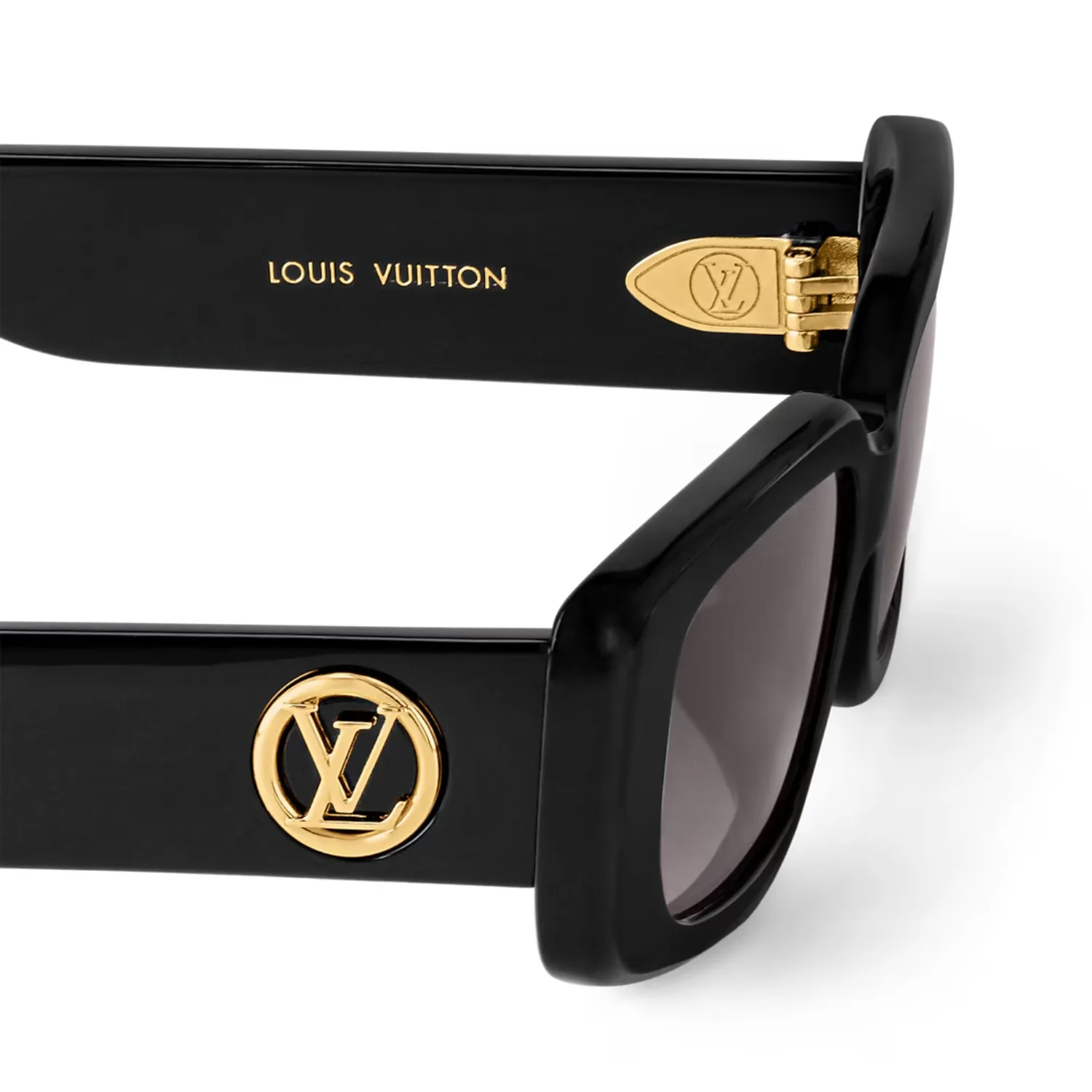 Louis Vuitton Circle Cat Eye Sunglasses Black - Image 3