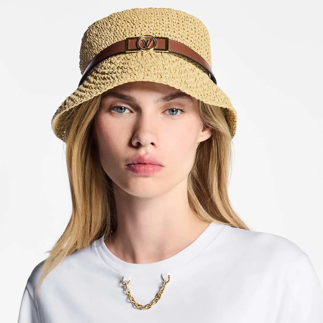 Alternative view of Louis Vuitton Dauphine Summer Hat Natural Beige