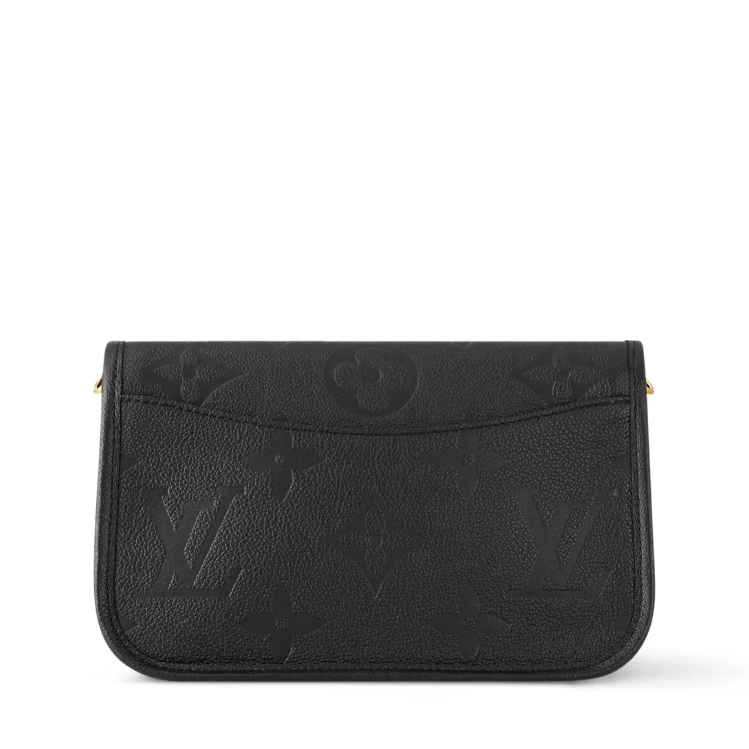 Louis Vuitton Diane Satchel Crossbody Bag / Black Gold Hardware - Image 7