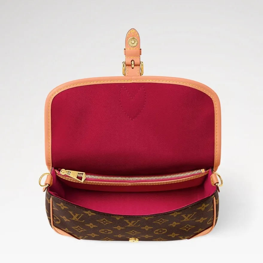 Louis Vuitton Diane Shoulder Bag / Brown Monogram Gold Hardware - Image 7