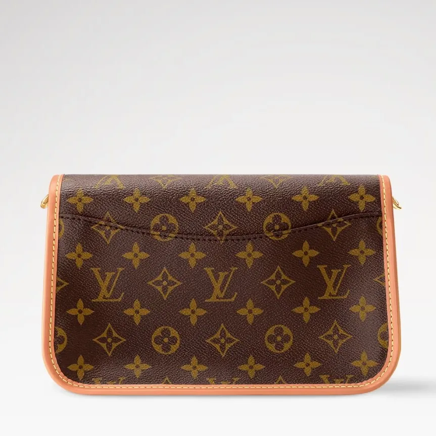 Louis Vuitton Diane Shoulder Bag / Brown Monogram Gold Hardware - Image 6