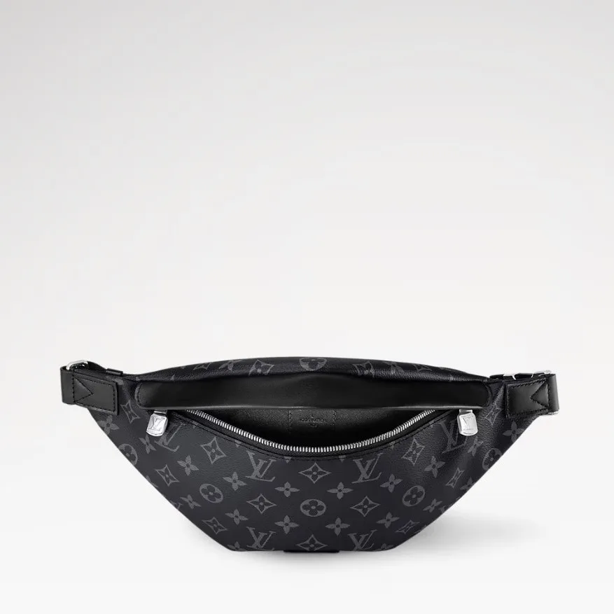 Louis Vuitton Discovery PM Bumbag / Monogram Eclipse Canvas Silver Hardware - Image 5