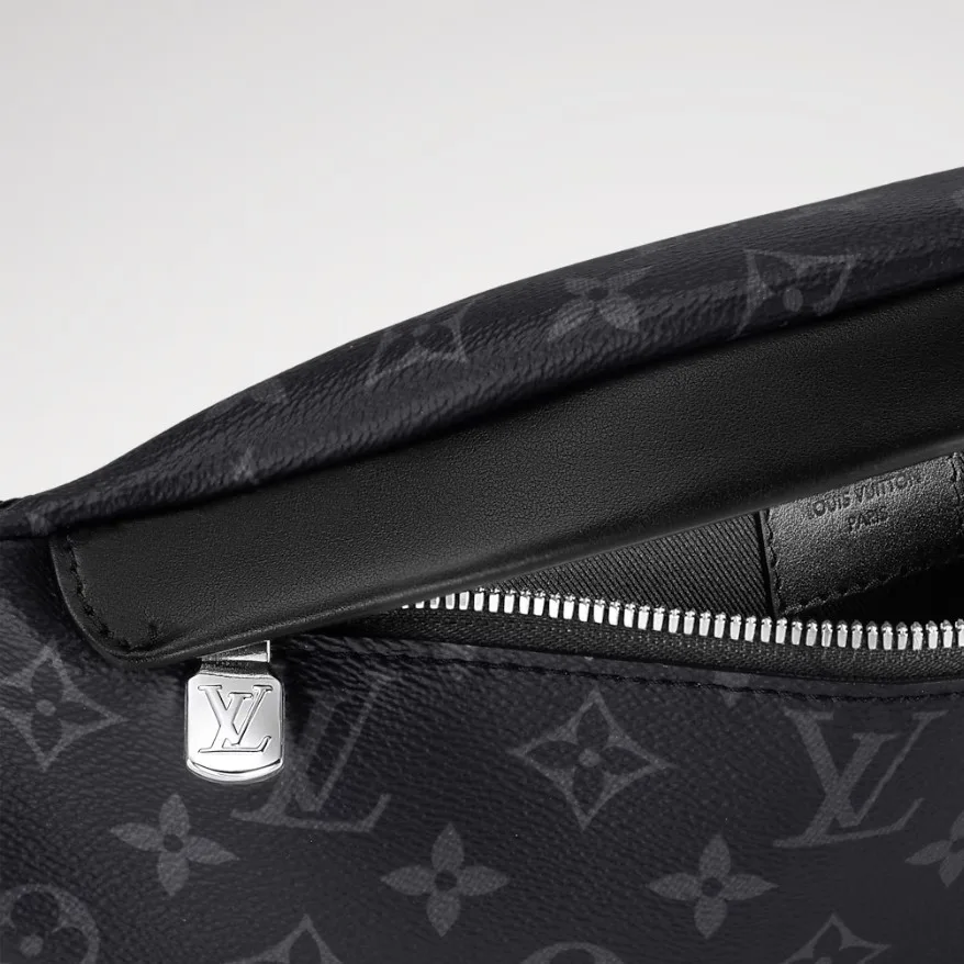Louis Vuitton Discovery PM Bumbag / Monogram Eclipse Canvas Silver Hardware - Image 7